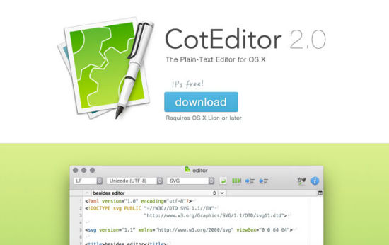 html css free editor for mac